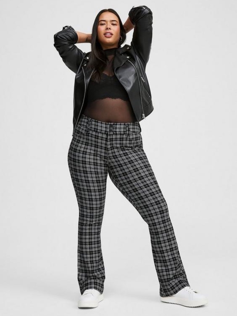 Torrid Studio Plaid Pants Size 14 Tall